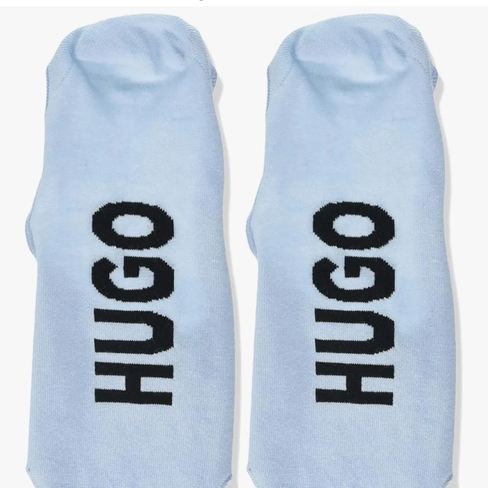 🆕 Hugo Boss Women's Sky Blue Invisible Socks 2 Pack